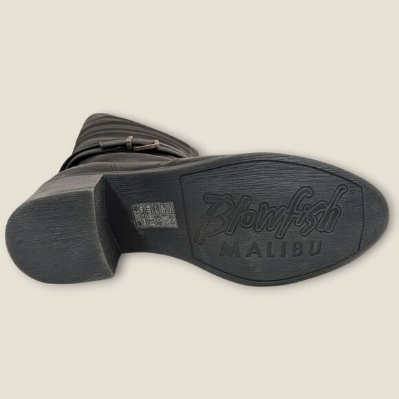 NEW Blowfish Malibu Women's Binda Vegan Leather Boot Black Local Sheriff 8.5M - Picture 10 of 12